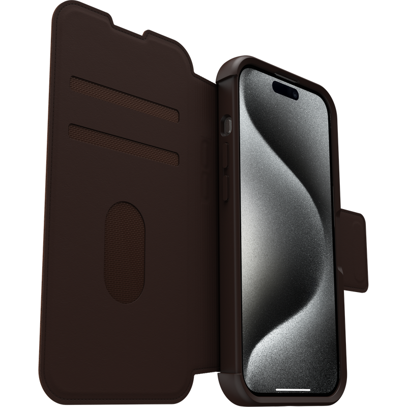 product image 4 - iPhone 15 Pro Coque Strada Series Folio MagSafe