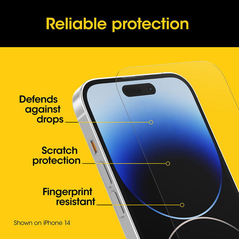 product image 4 - Protecteur d'écran iPhone 15 Pro OtterBox Glass