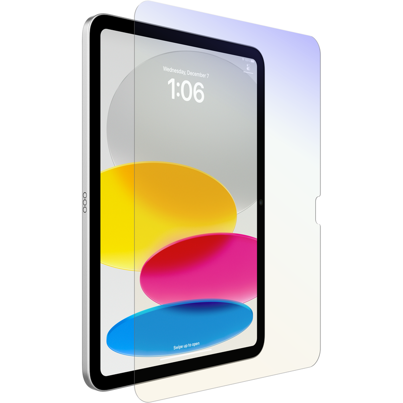 product image 1 - iPad (A16/10:e gen)Skärmskydd OtterBox Kids Blue Light Guard Glass med Antimicrobial Technology