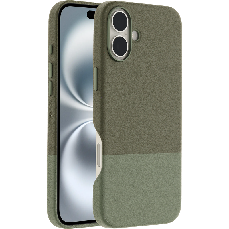 product image 1 - Coque iPhone 16 Plus Statement Series Cactus Leather pour MagSafe