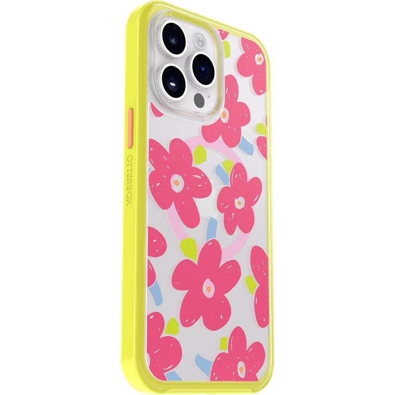 product image 3 - iPhone 14 Pro Max Hülle Symmetry Series Clear für MagSafe Fluttering Flora