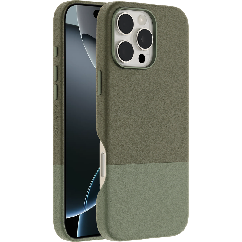 product image 1 - Coque iPhone 16 Pro Max Statement Series Cactus Leather pour MagSafe