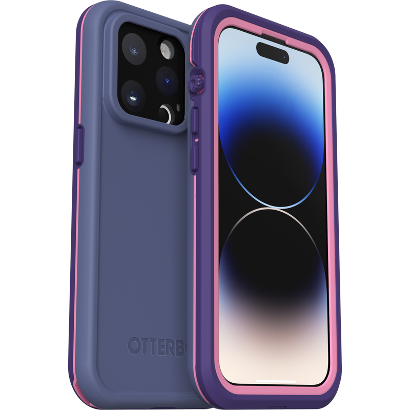 product image 1 - Coque iPhone 14 Pro Étanche à l’eau OtterBox Frē Series pour MagSafe