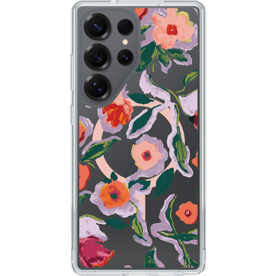 Galaxy S25 Ultra Funda | Symmetry Series Clear para Magnets Confetti of Blossoms