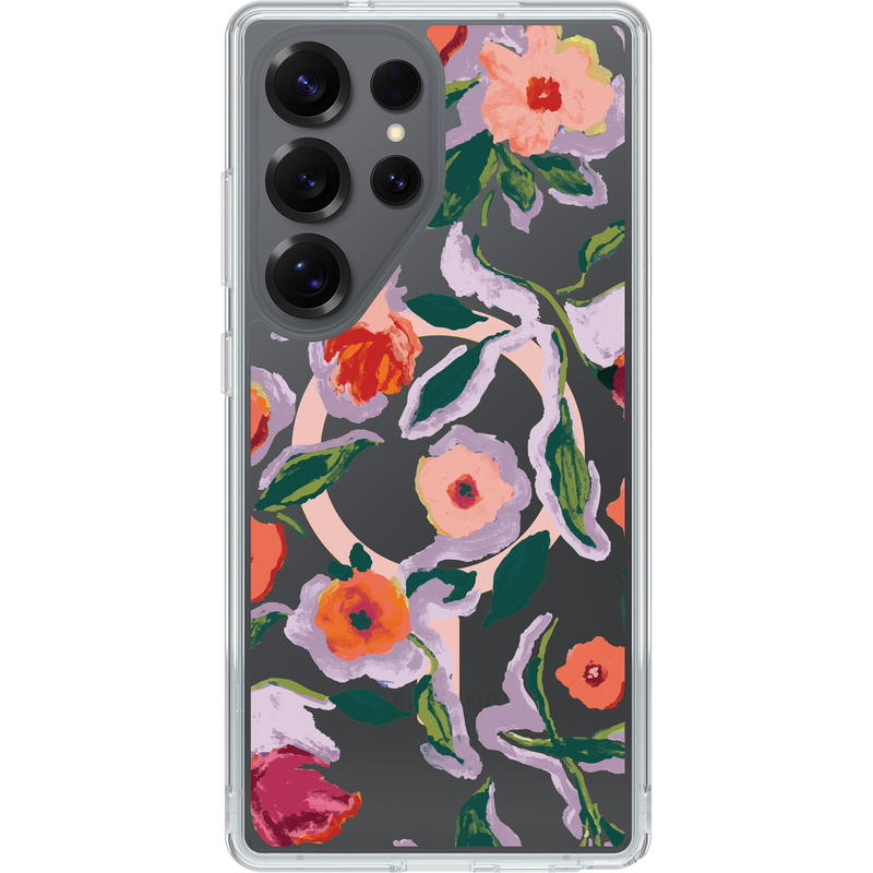product image 1 - Galaxy S25 Ultra Funda Symmetry Series Clear para Magnets Confetti of Blossoms