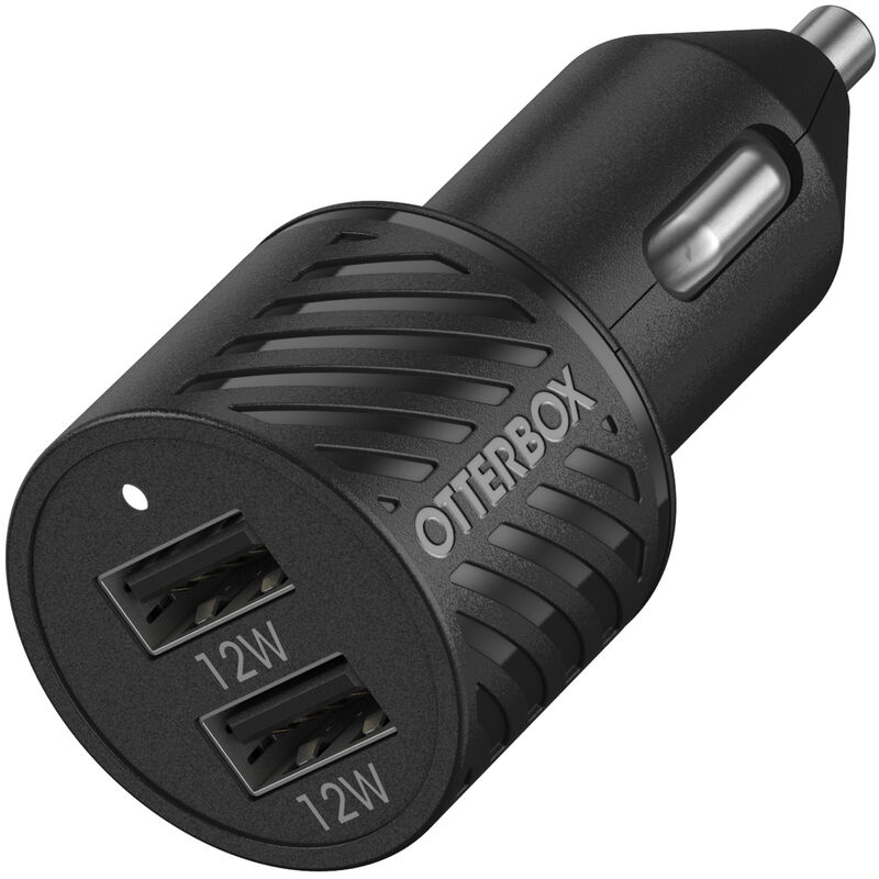 product image 1 - Dubbel port USB-A-billaddare 24W Premium Billaddare