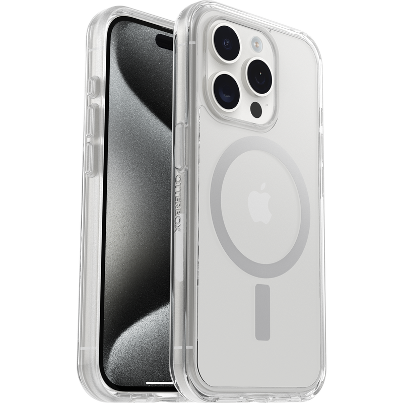 product image 1 - Coque iPhone 15 Pro Symmetry Series Clear pour MagSafe