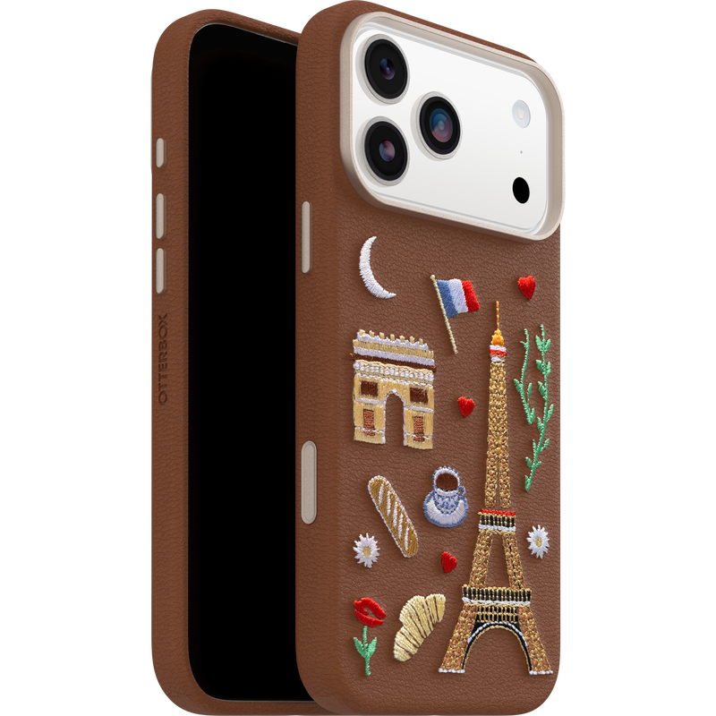 product image 5 - iPhone 17 Pro Max Funda Symmetry Series Cactus Leather Embroidery