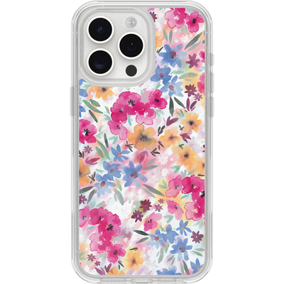 iPhone 15 Pro Max Hoesje | Symmetry Series Clear voor MagSafe Confetti of Blossoms