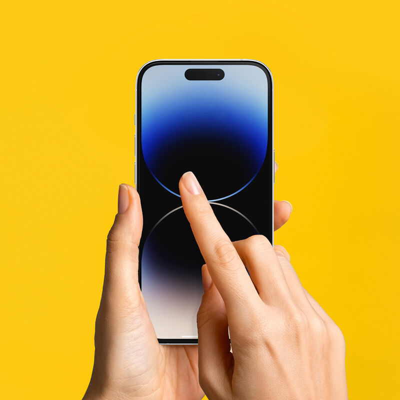 product image 3 - Protecteur d'écran iPhone 14 Pro Premium Glass Antimicrobien