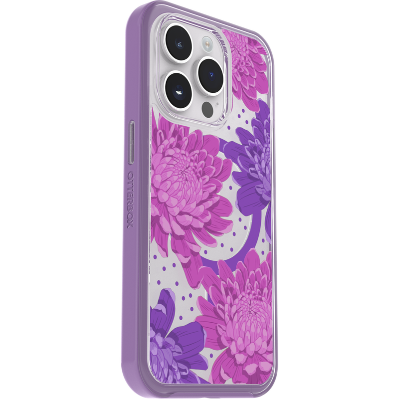 product image 3 - iPhone 14 Pro Hülle Symmetry Series Clear für MagSafe Fluttering Flora