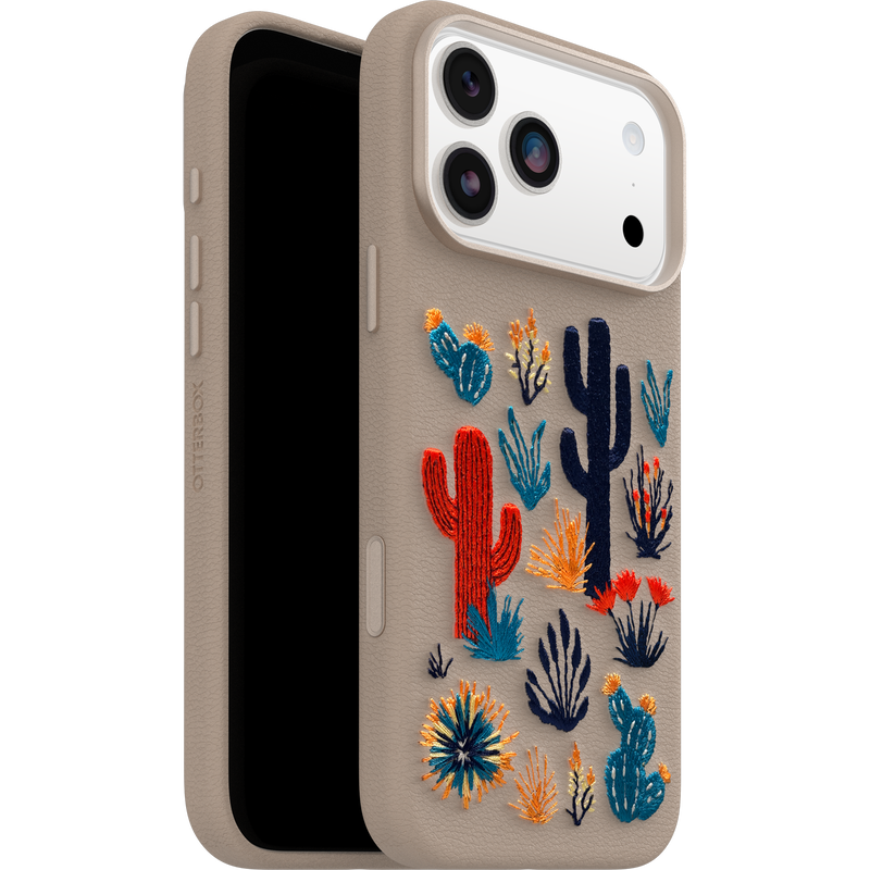 product image 5 - iPhone 17 Pro Max Funda Symmetry Series Cactus Leather Embroidery