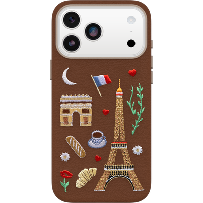 iPhone 17 Pro Max Funda | Symmetry Series Cactus Leather Embroidery