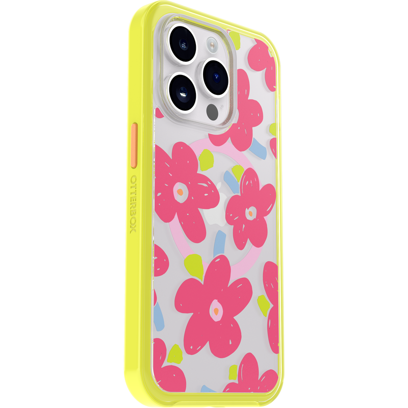 product image 3 - iPhone 14 Pro Hülle Symmetry Series Clear für MagSafe Fluttering Flora