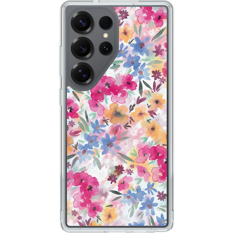 product image 1 - Galaxy S25 Ultra Case Symmetry Series Clear for Magnets Confetti of Blossoms