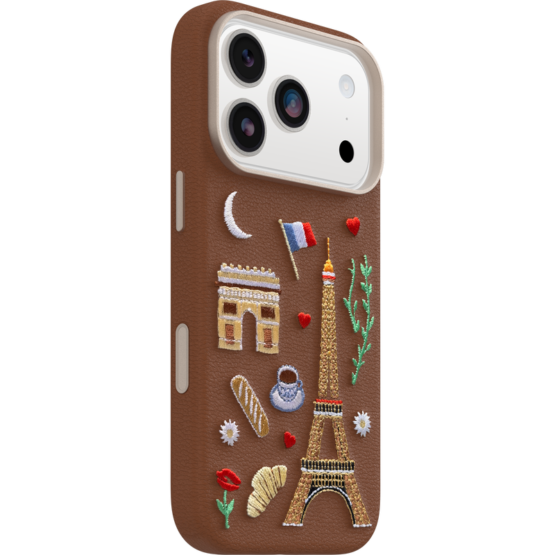 product image 2 - iPhone 17 Pro Case Symmetry Series Cactus Leather Embroidery