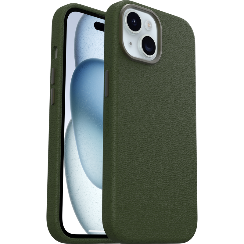 product image 1 - iPhone 15 Skal Symmetry Series Cactus Leather för MagSafe
