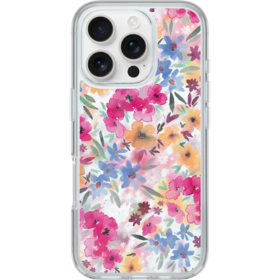 iPhone 16 Pro Funda | Symmetry Series Clear para MagSafe Confetti of Blossoms