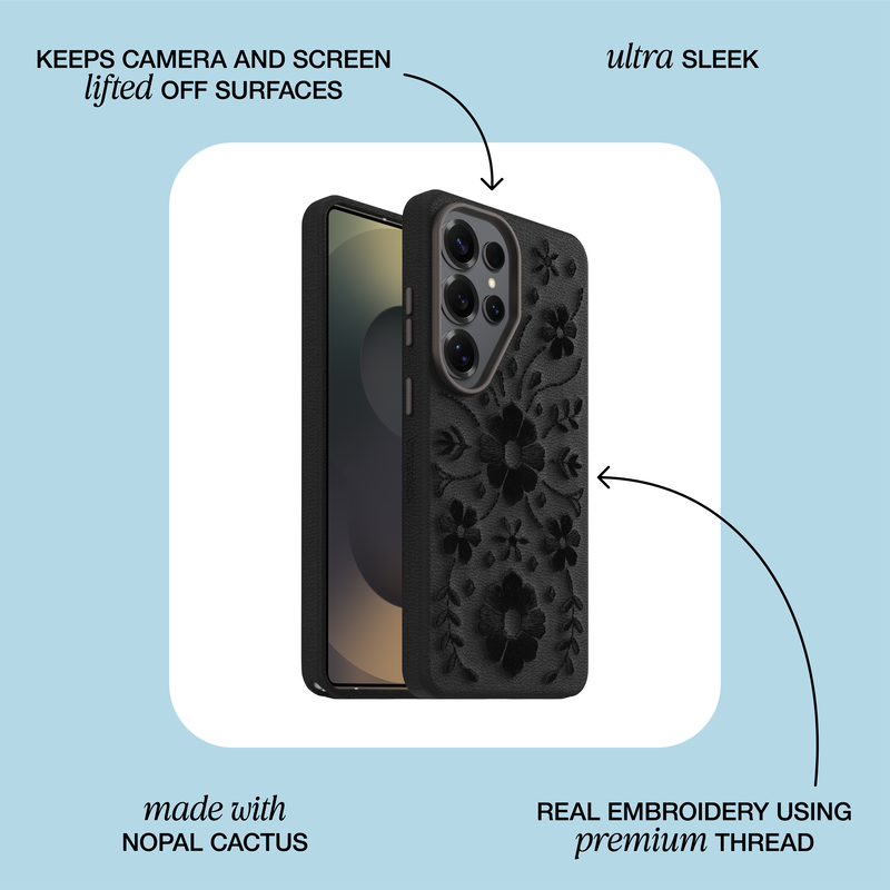 product image 5 - Galaxy S26+ Case Symmetry Series Cactus Leather Embroidery